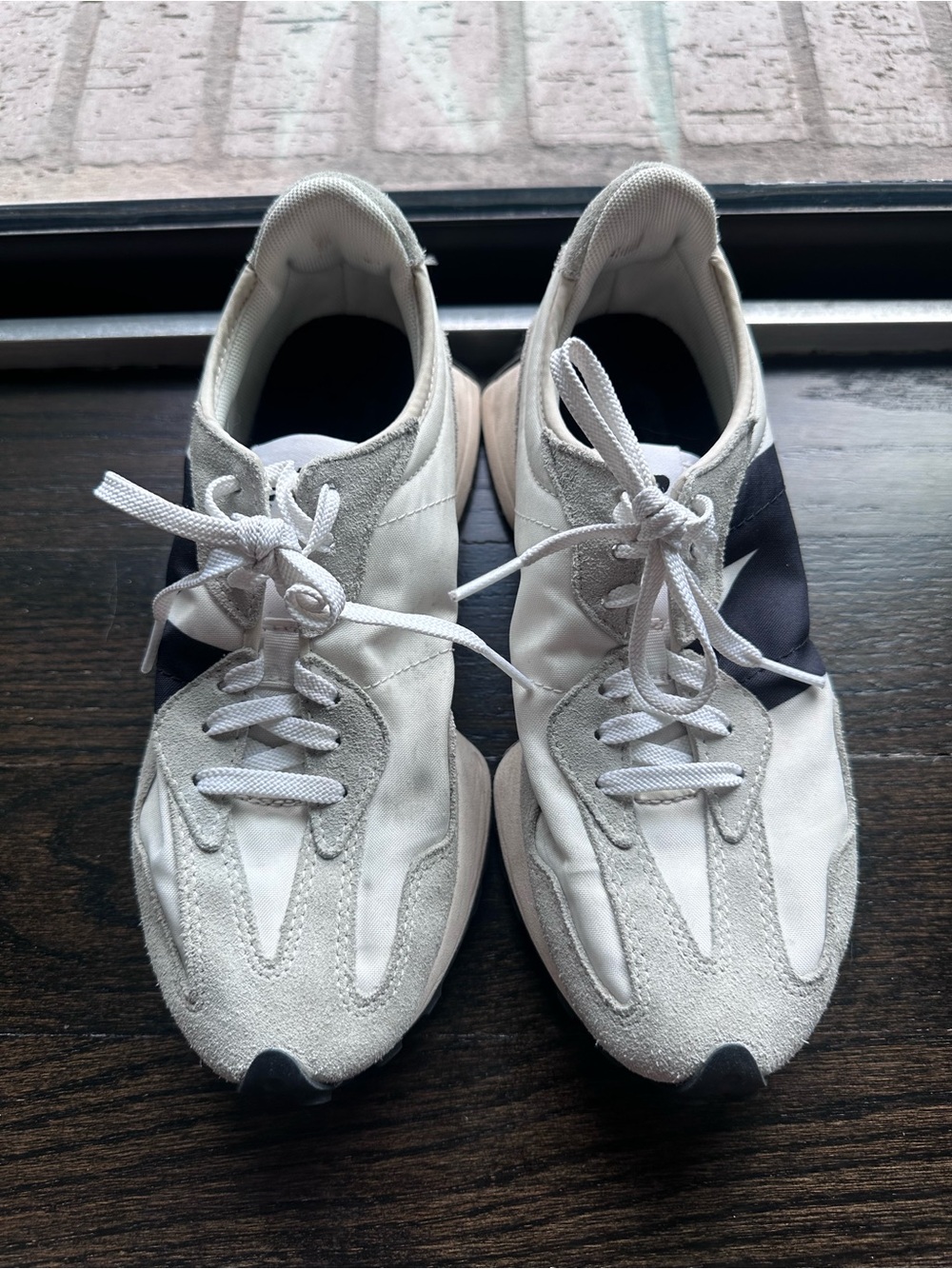 New Balance Women’s Black and White Sneakers